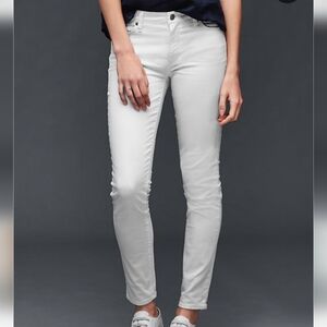 Gap 1969 Women's Ivory‎ Off White Corduroy Skinny Legging Jean Size 30/ 10